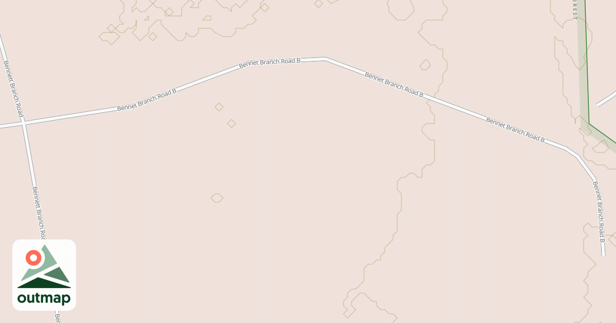 Map of BENNETT BRANCH B