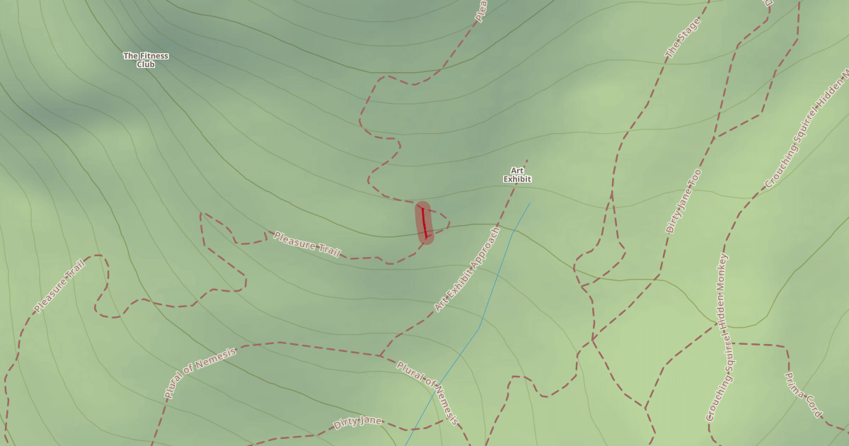 Map preview of Pleasure Trail