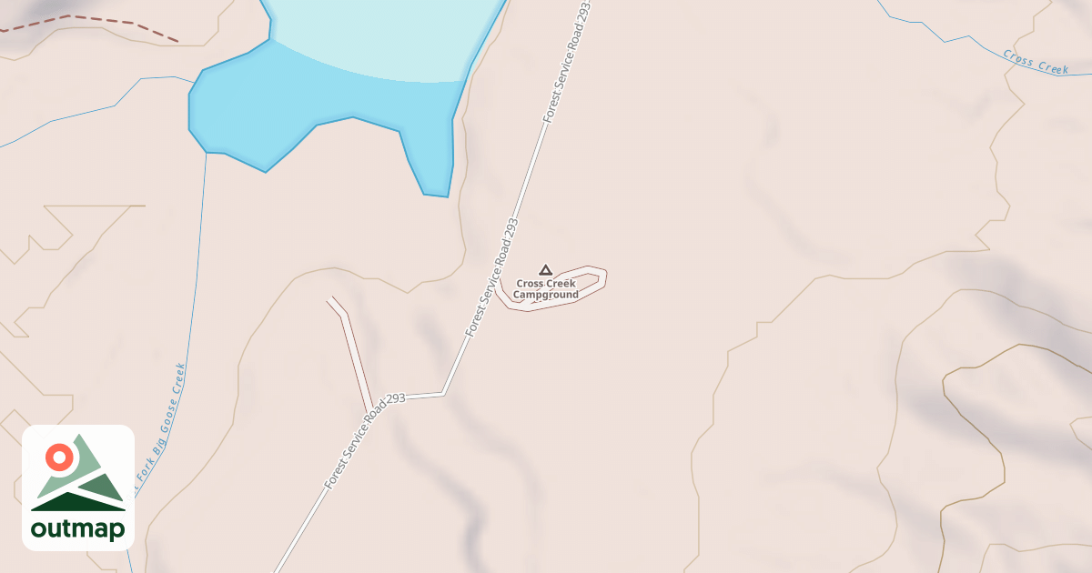 Map of CROSS CREEK C.G.