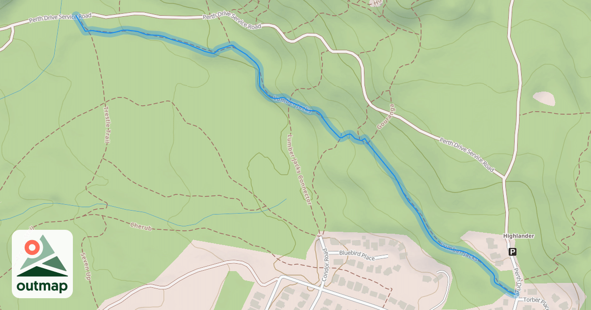 Map of Lumber Jacks