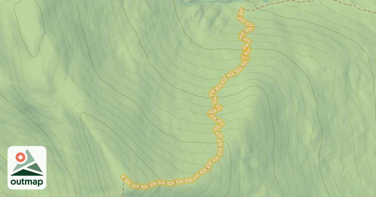 Map of Skidoo Up Track