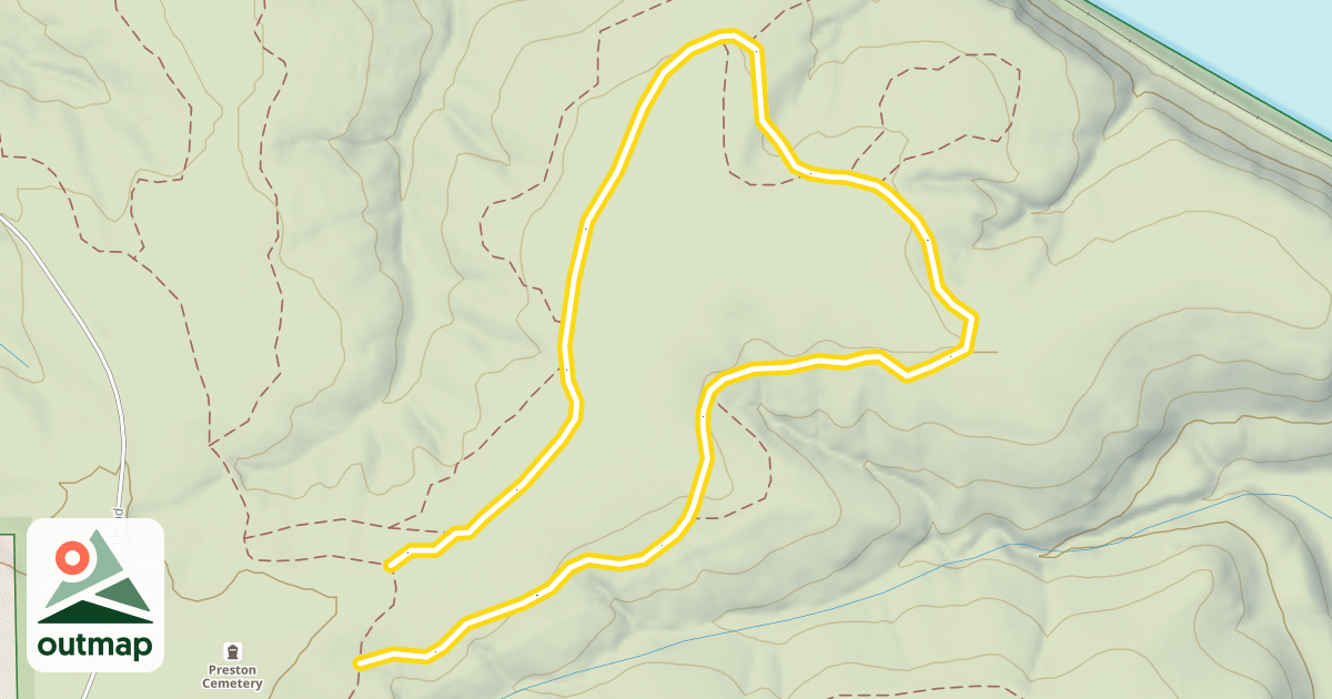 Map of Prairie Ridge Trail