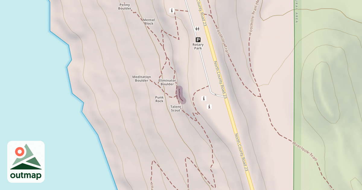 Map of Bolt Wall