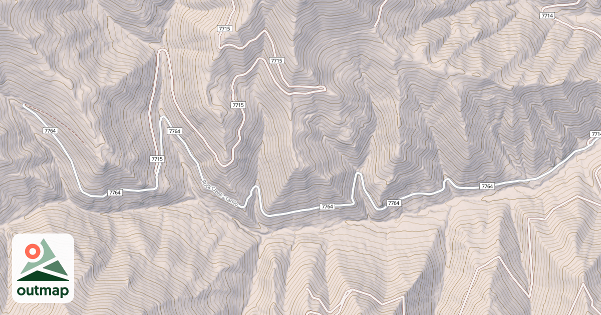 Map of ROCK CREEK - TARKIO