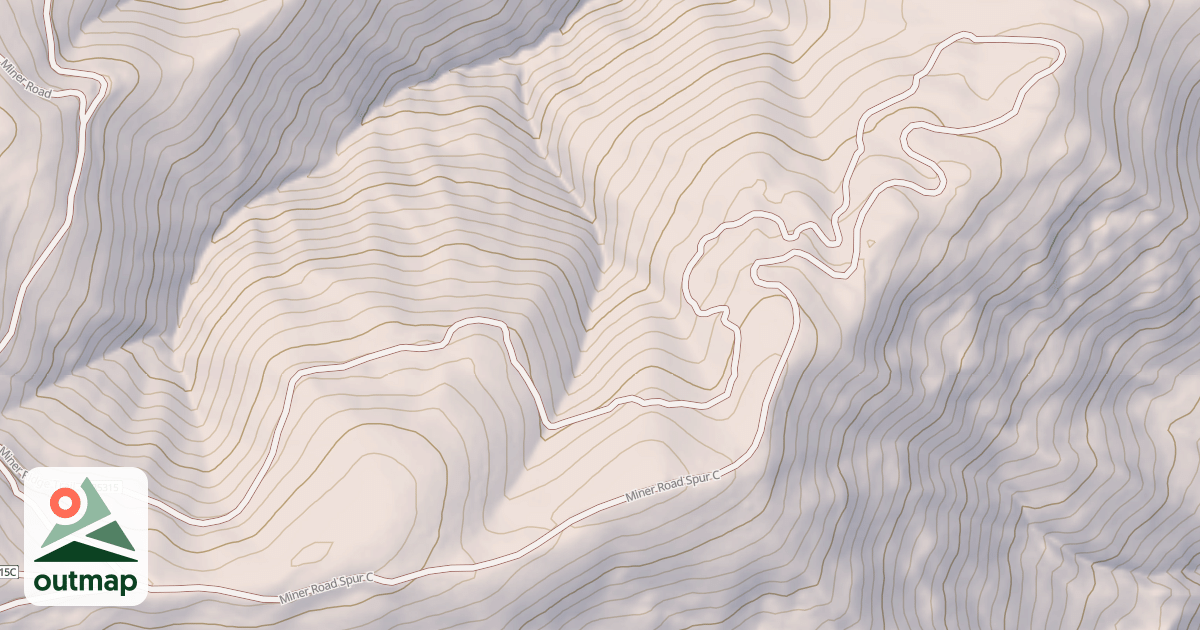 Map of MINER SPUR C