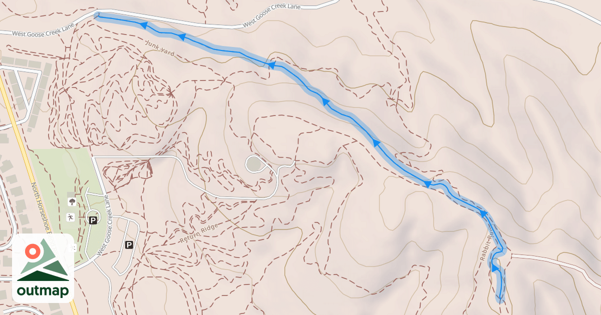 Map of #XC11 Flow Trail