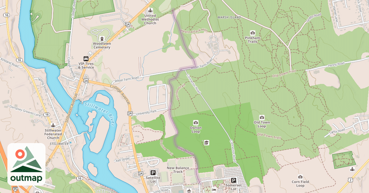 Map of Bike Road