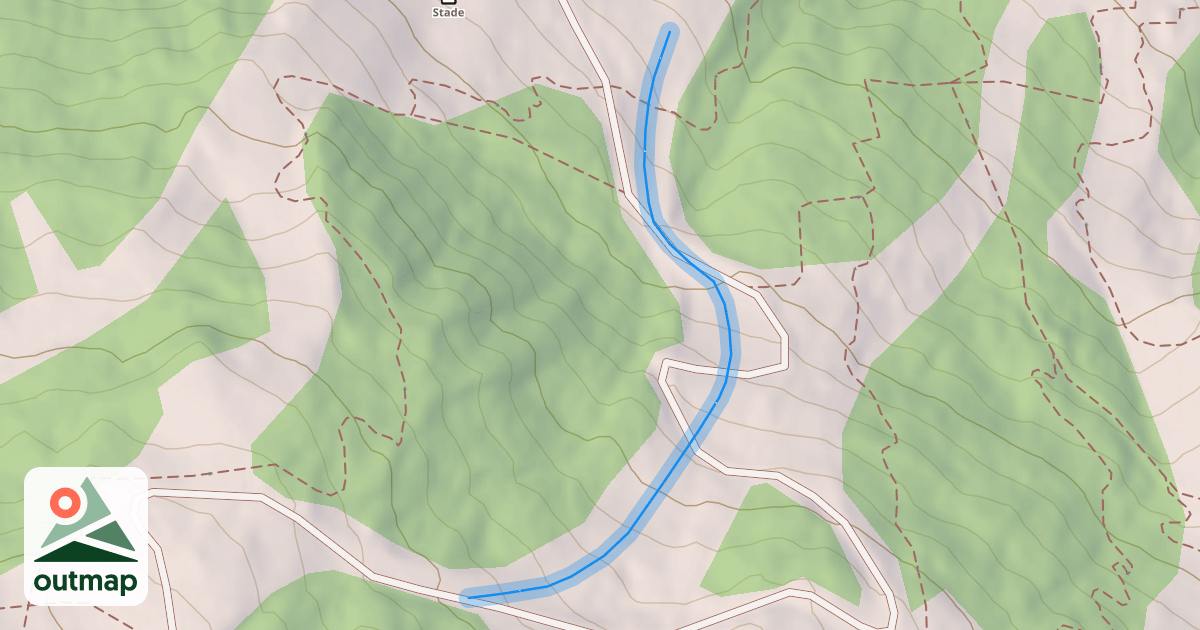 Map of Loups - Bas