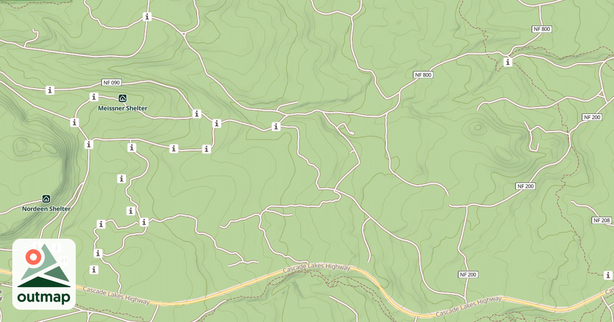 Map of BIG SPRING BURN RD