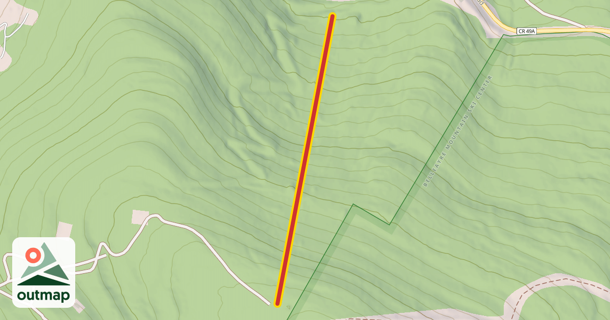 Map of T-Bar 4
