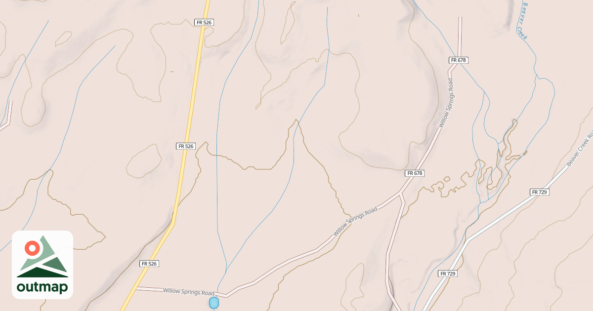 Map of WILLOW SPRINGS