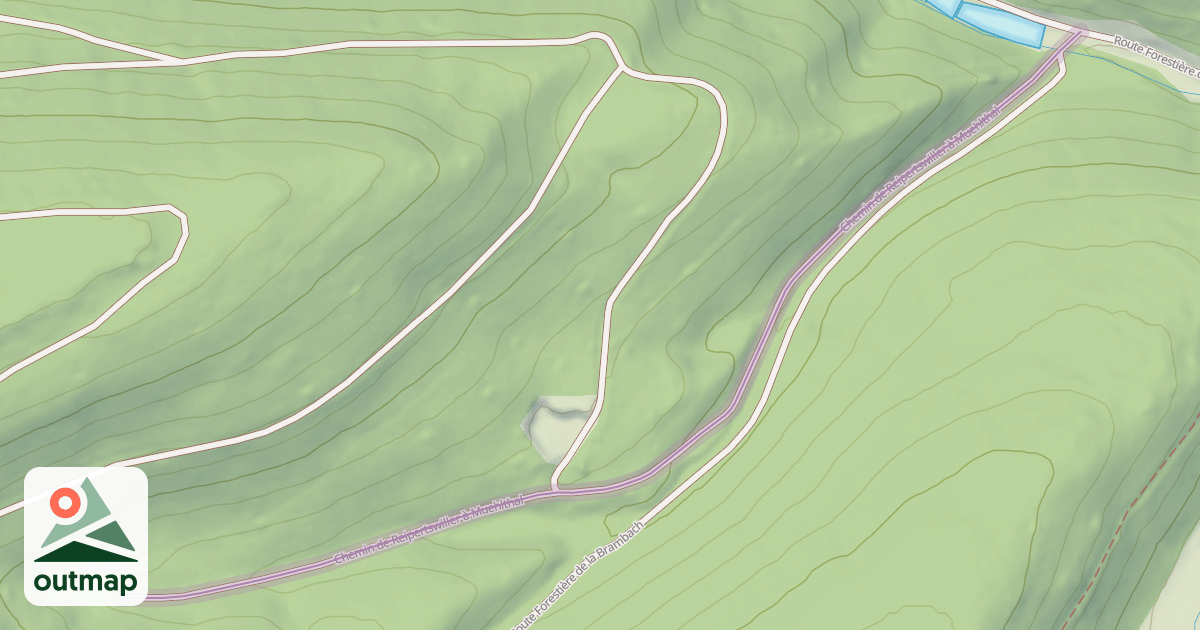 Map of Chemin de Reipertswiller à Muehlthal