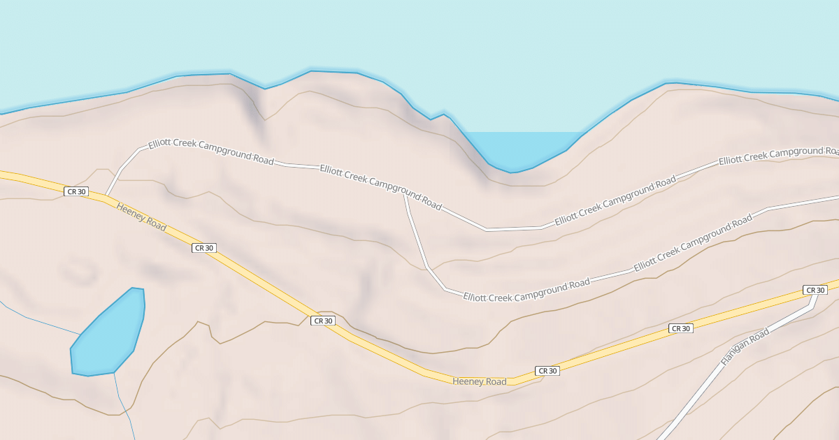 Map preview of ELLIOTT CREEK CAMPGROUND