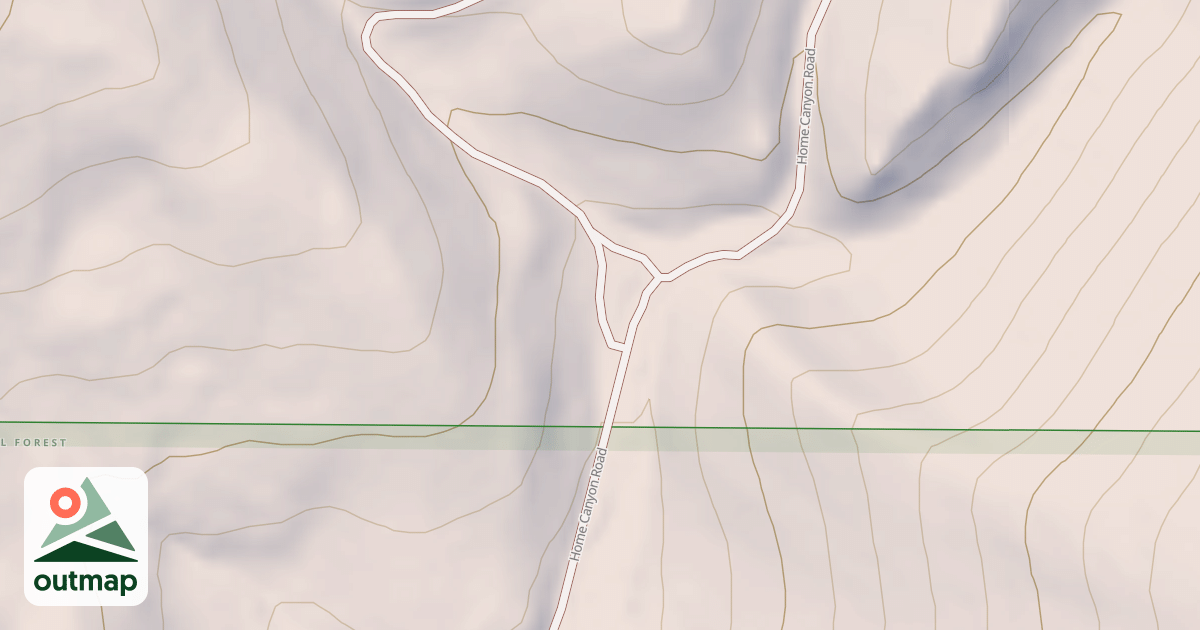 Map of FOX FLAT