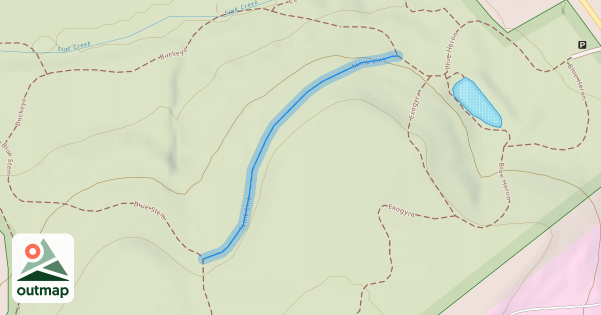 Map of Skink Link