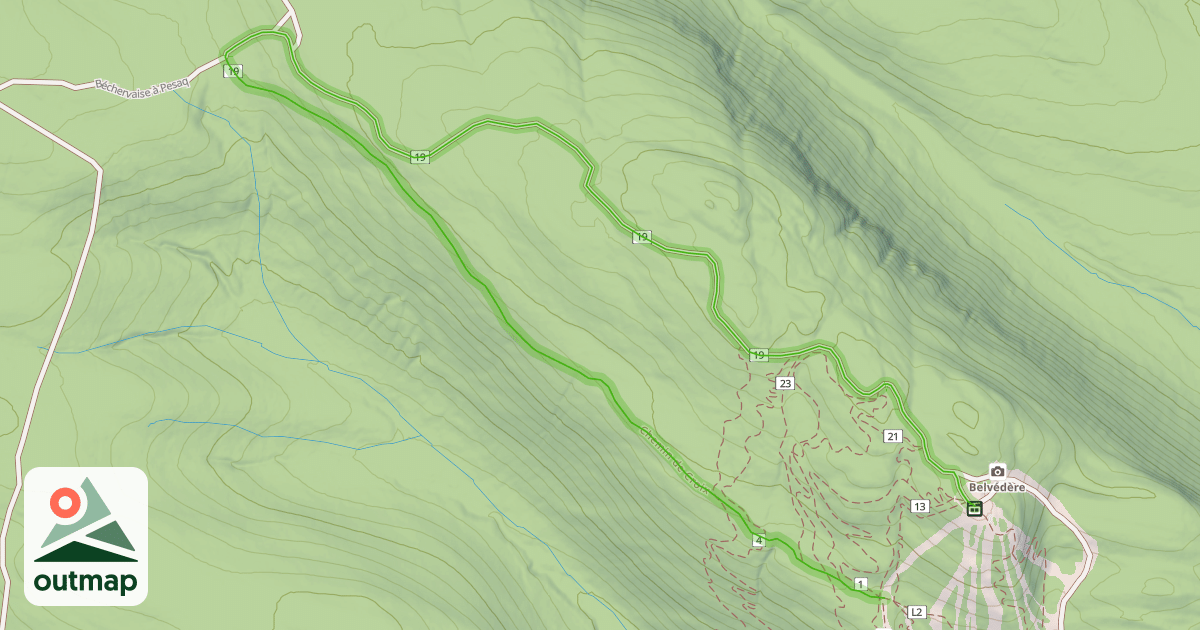 Map of Chemin de Croix