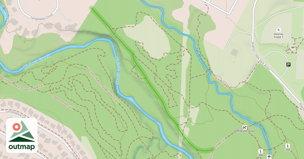 Map of Timberwild Trail
