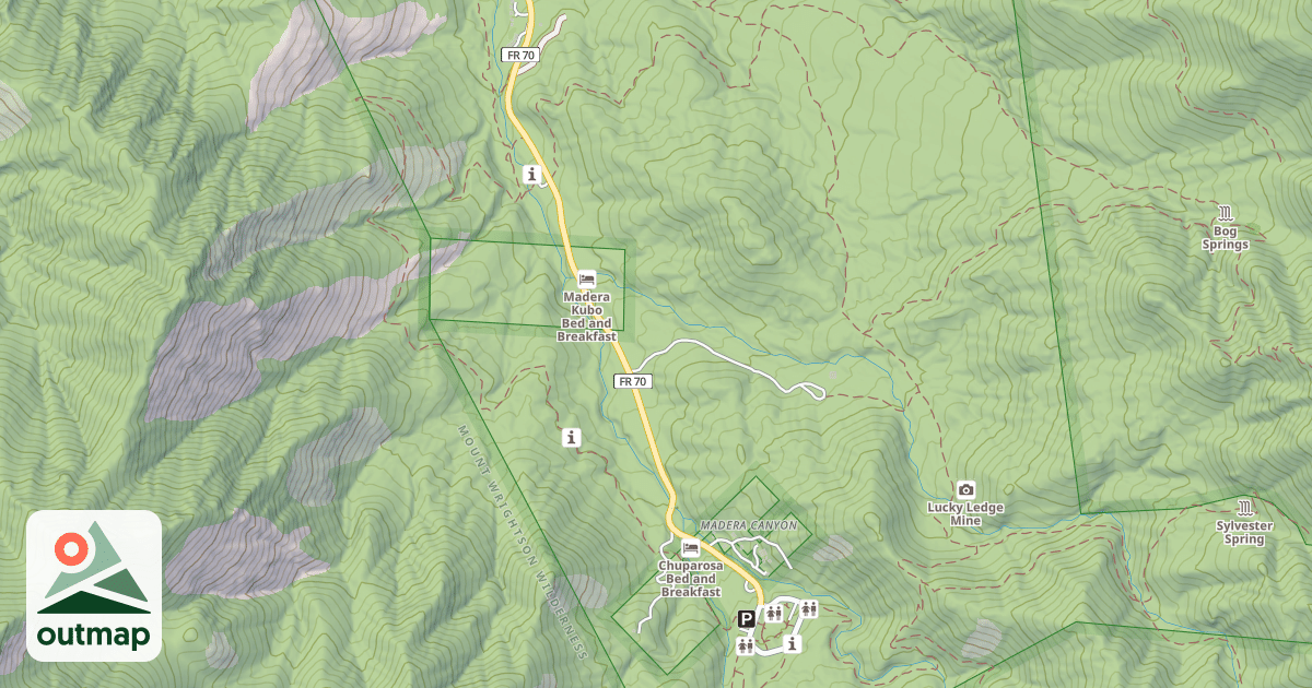 Map of MADERA CANYON