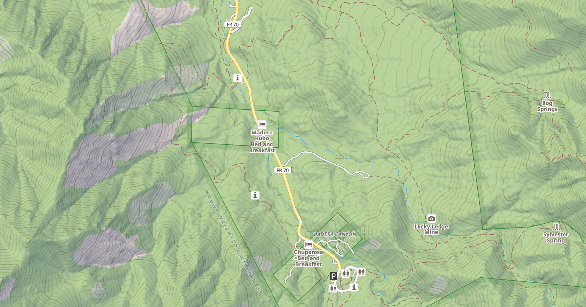 Map preview of MADERA CANYON