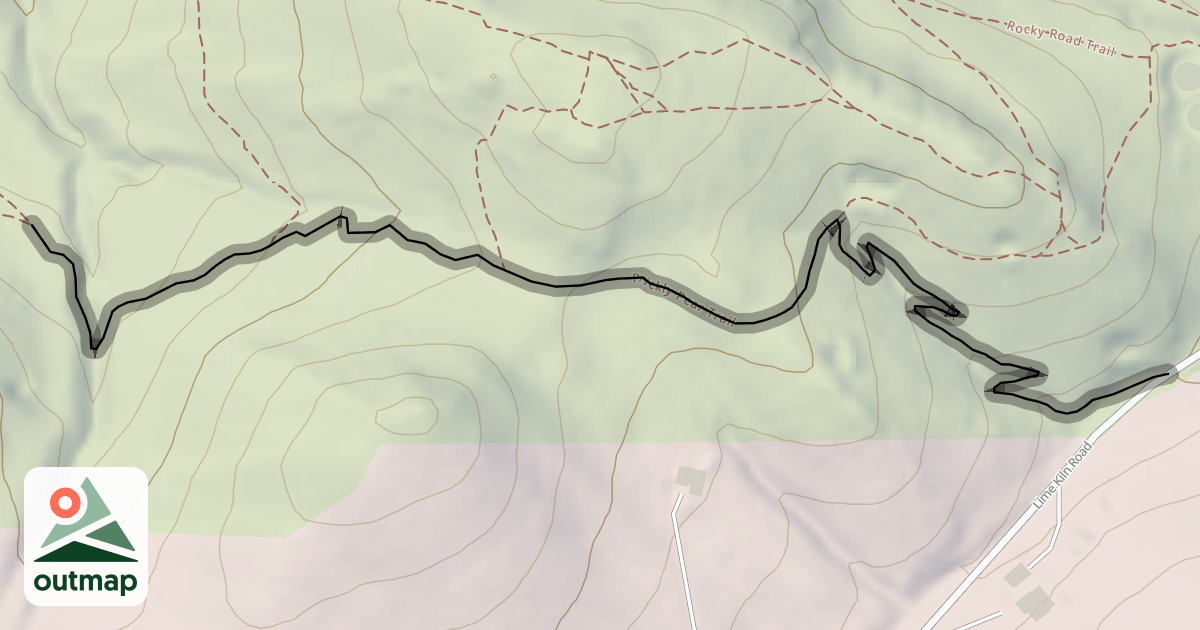 Map of Prickly Pear Trail