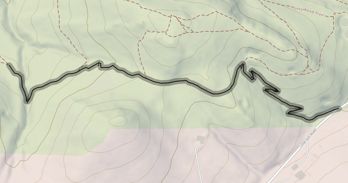 Map preview of Prickly Pear Trail
