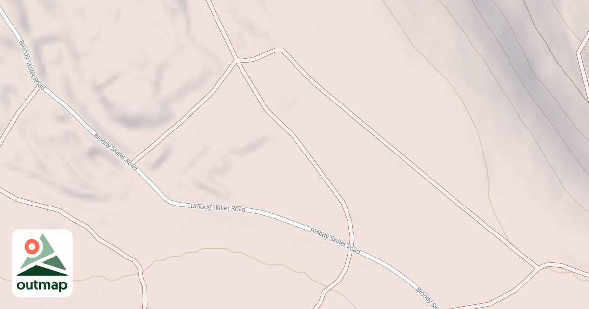 Map of Bloody Skillet ATV Trail