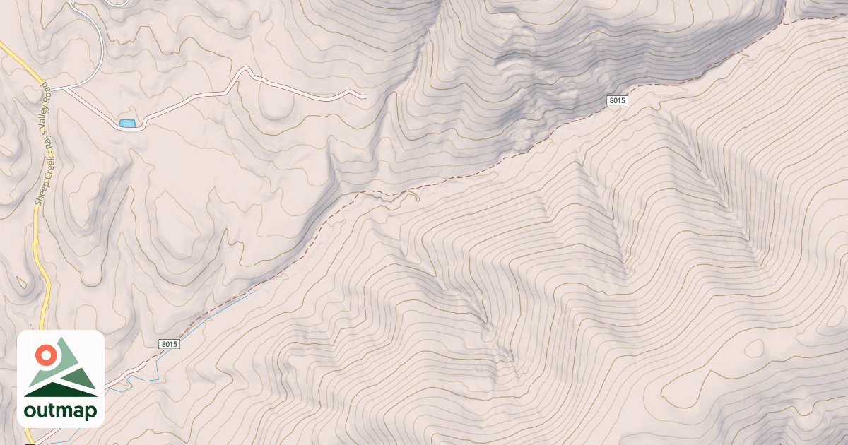 Map of Fifth Water