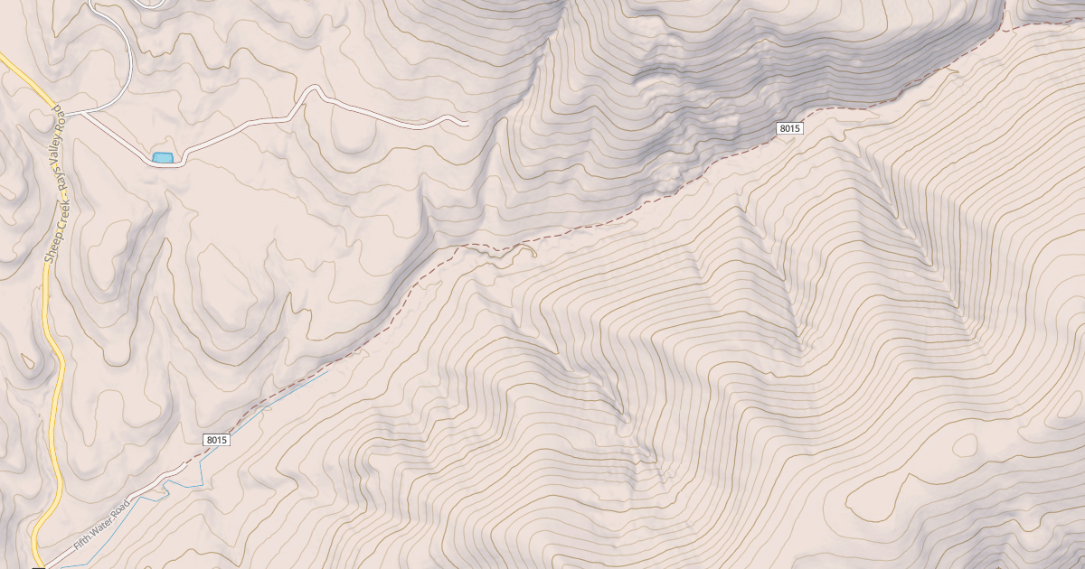Map preview of Fifth Water