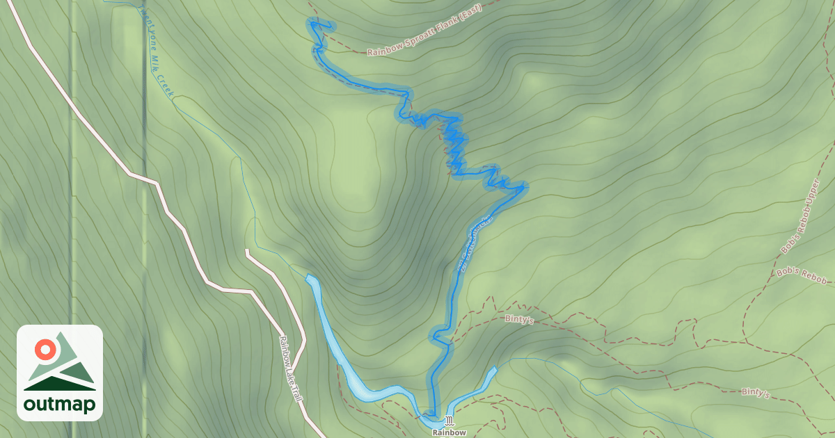 Map of 27 Switchbacks