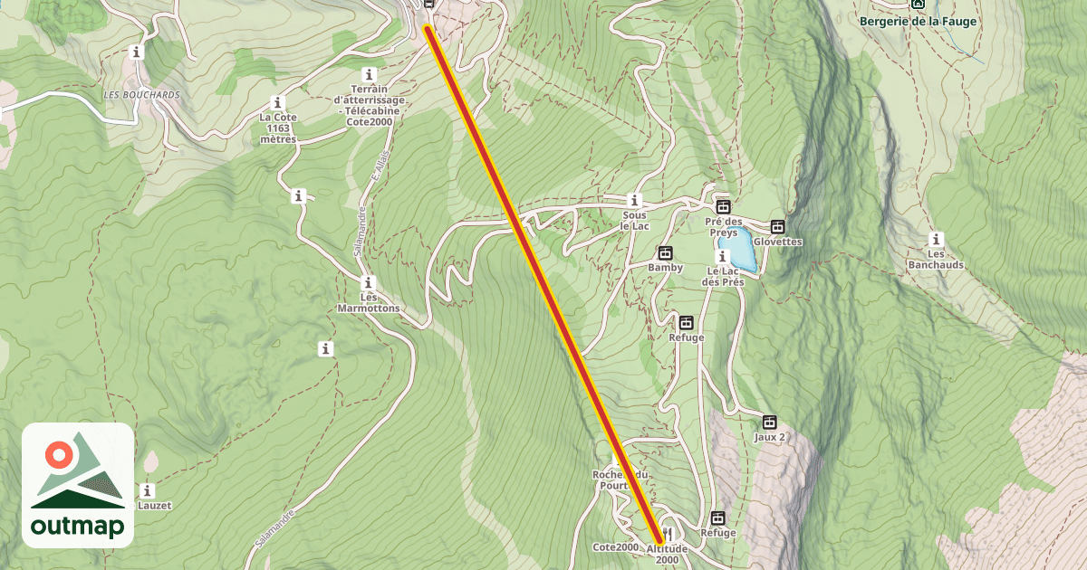 Map of Côte 2000