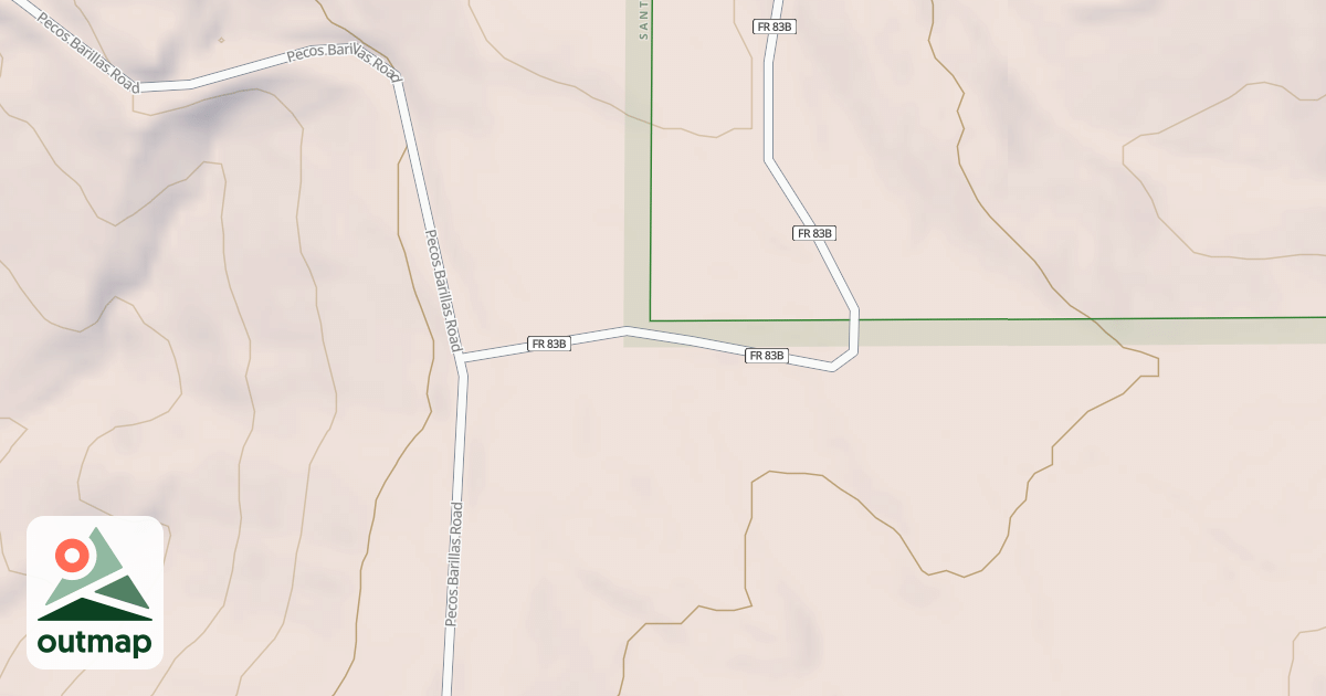 Map of USFS National Forest System Roads {D9A0F644-E944-4629-A3A7-293DE450B602}