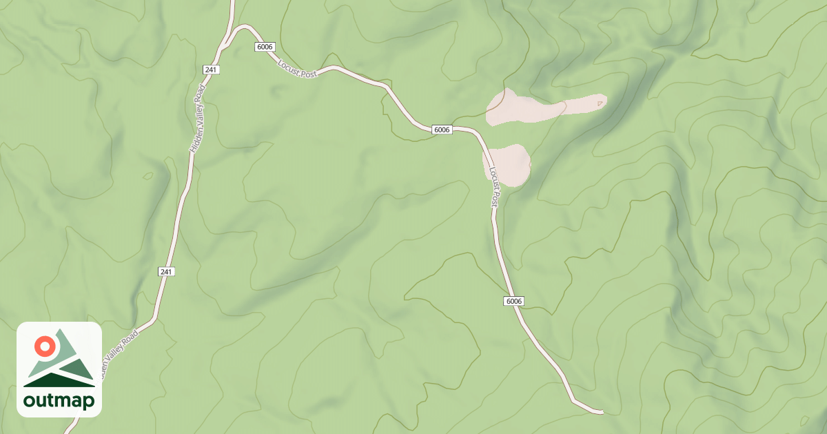 Map of LOCUST POST
