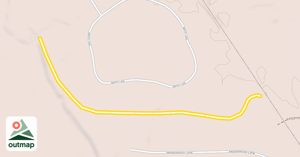 Map of Lower East Branch Trail