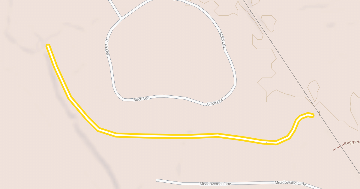 Map preview of Lower East Branch Trail