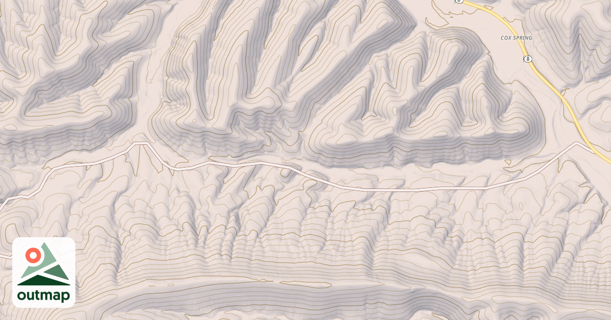 Map of BEAR DEN