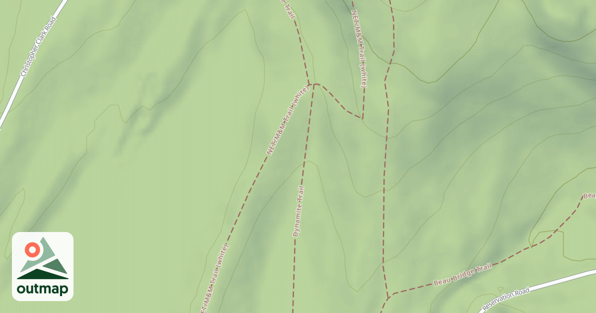 Map of Dynamite Trail