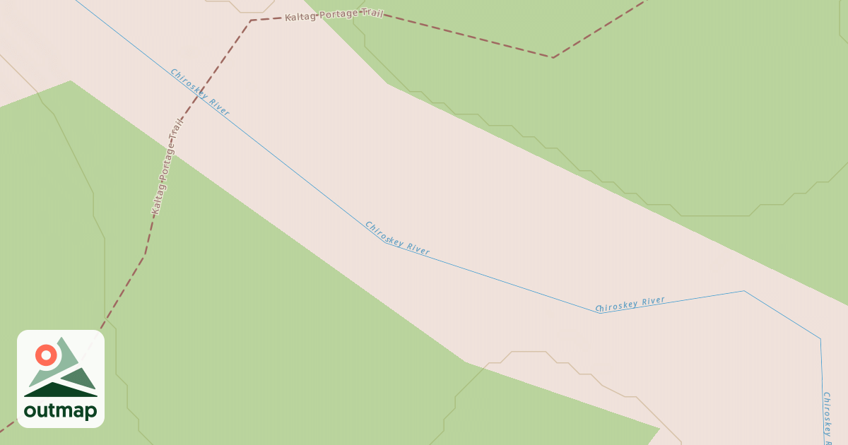 Map of Iditarod National Historic Trail