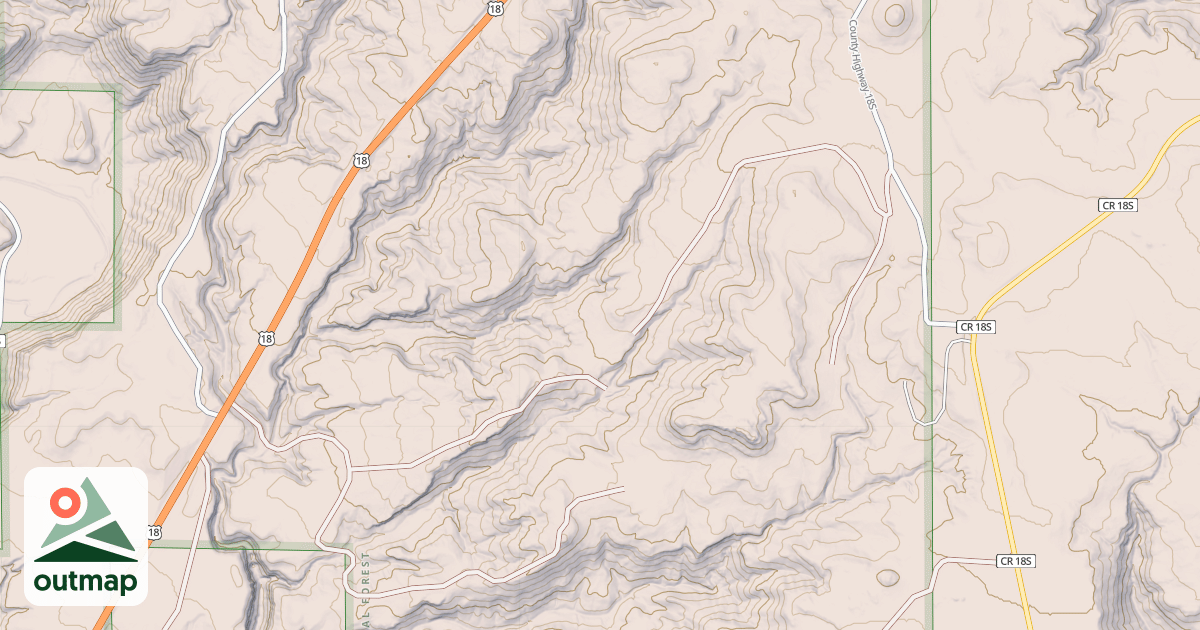 Map of STONE QUARRY BR 1B