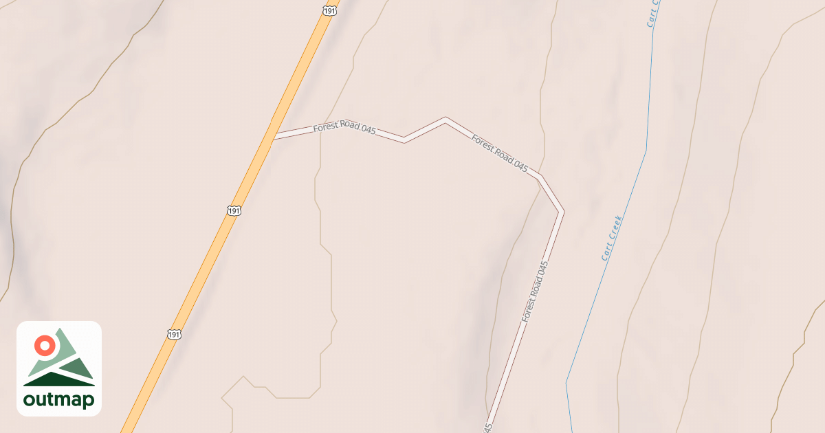 Map of CART CREEK ACCESS