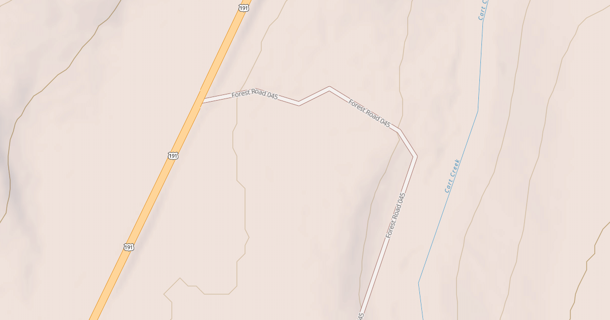 Map preview of CART CREEK ACCESS