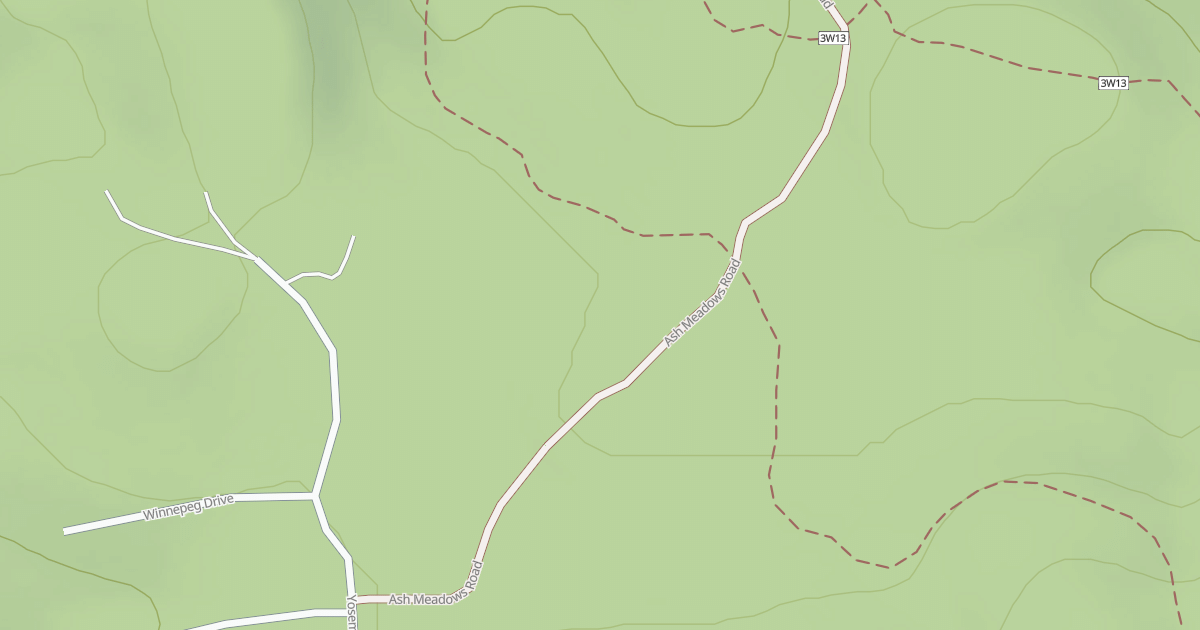 Map preview of ASH MEADOWS