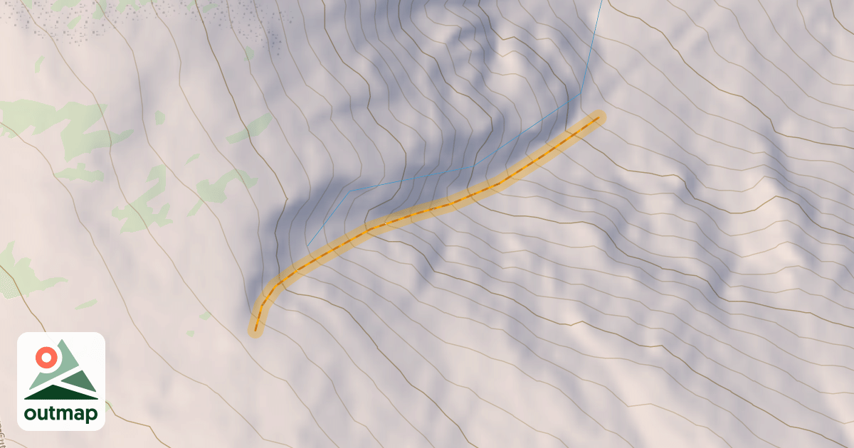Map of Left Gully