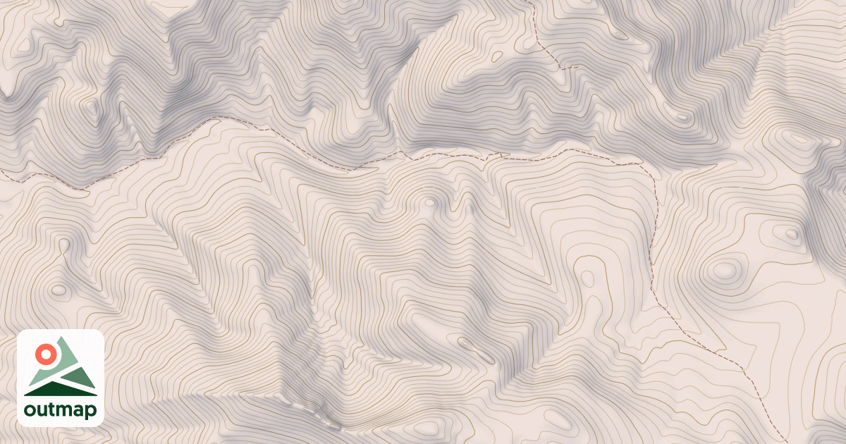 Map of South Fork Canyon Creek
