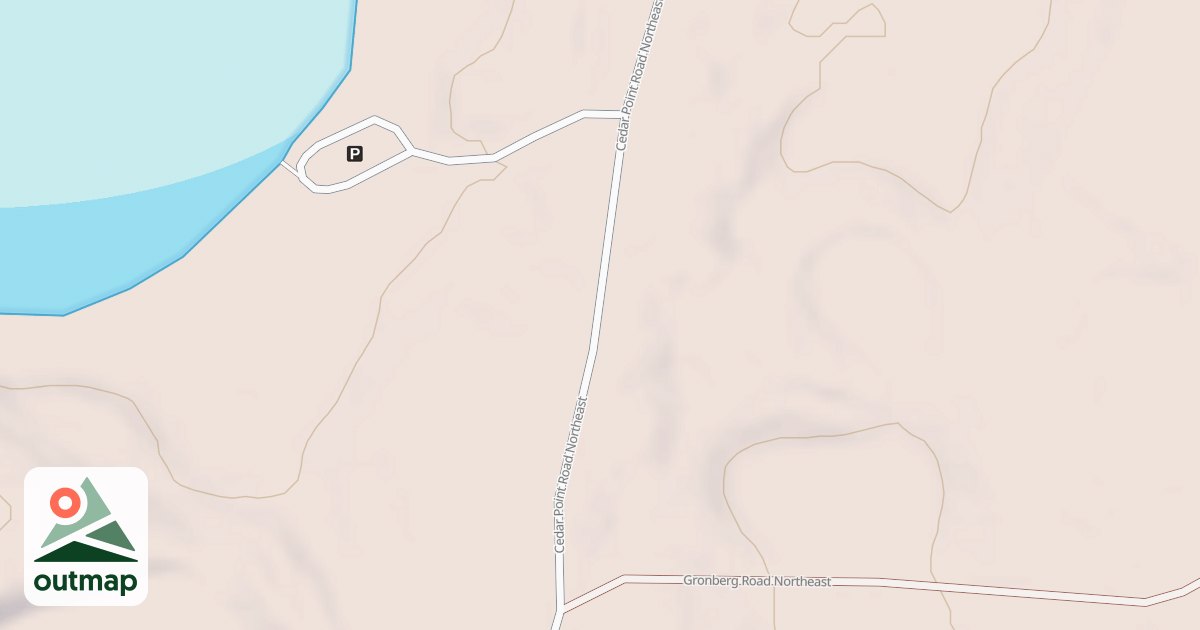 Map of CEDAR POINT ROAD SPUR A