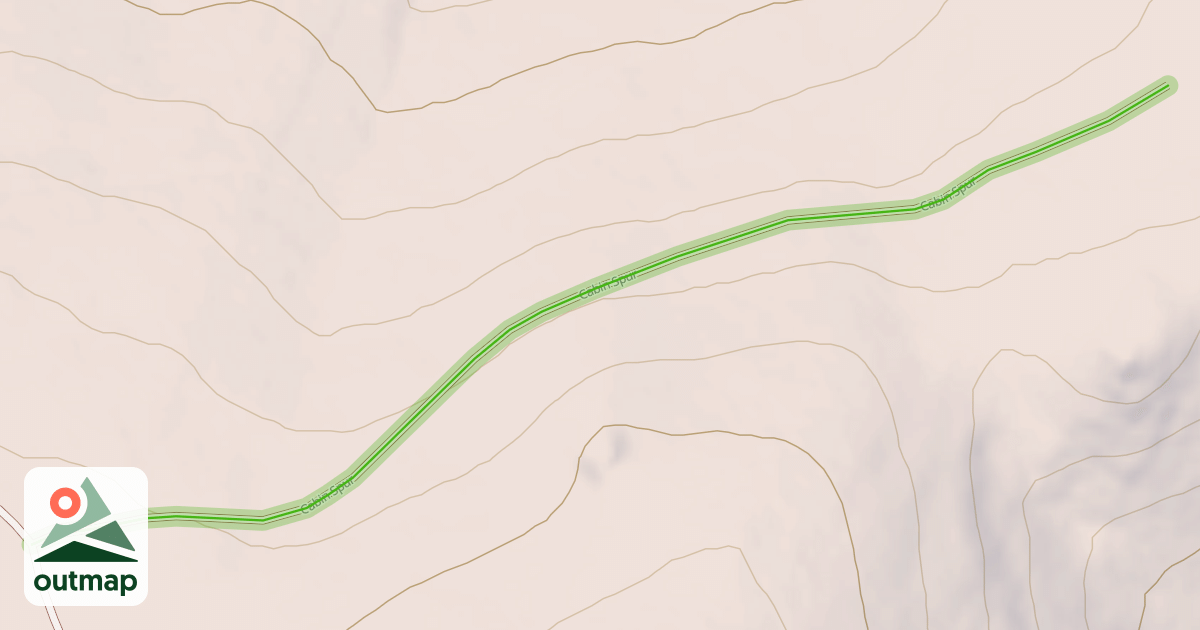 Map of Cabin Spur