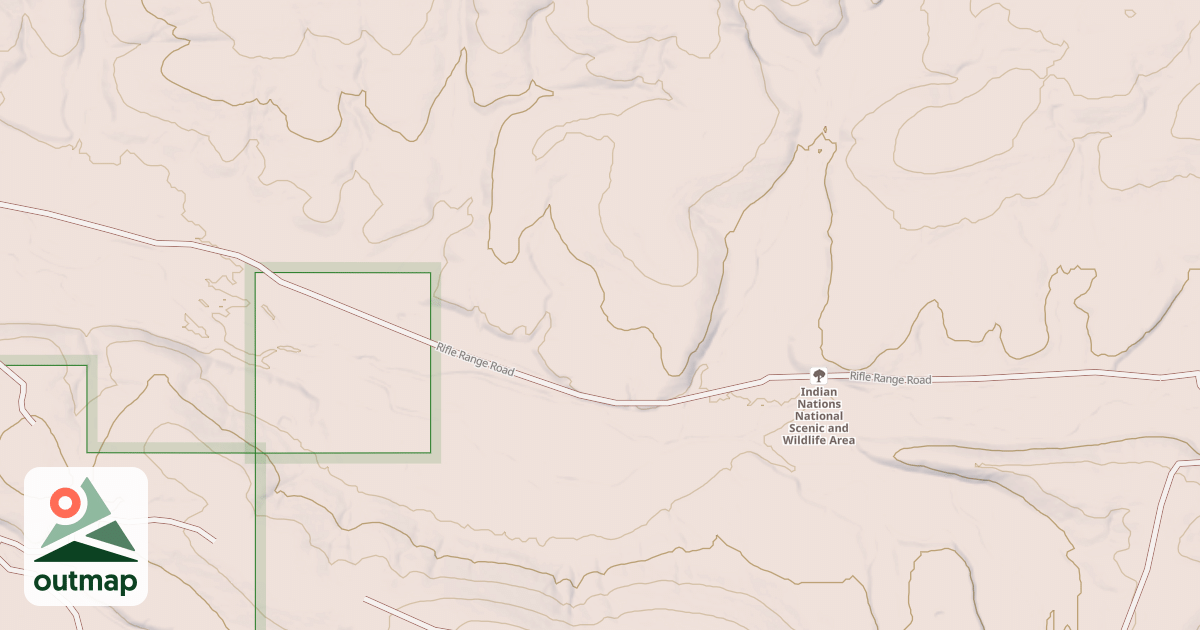 Map of POST MOUNTAIN