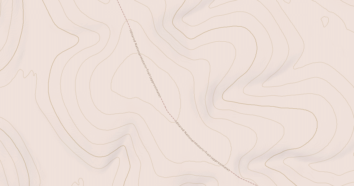 Map preview of Iditarod National Historic Trail