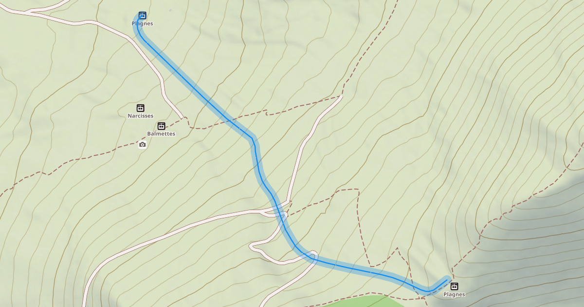 Map preview of Les Plagnes