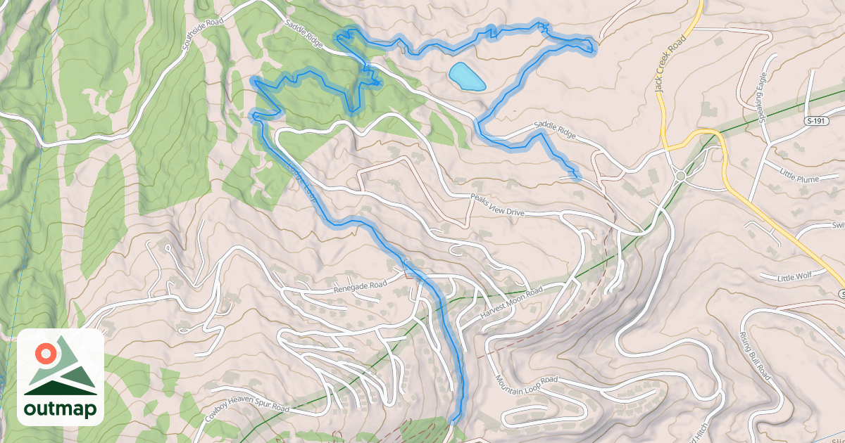 Map of Lodge Loop