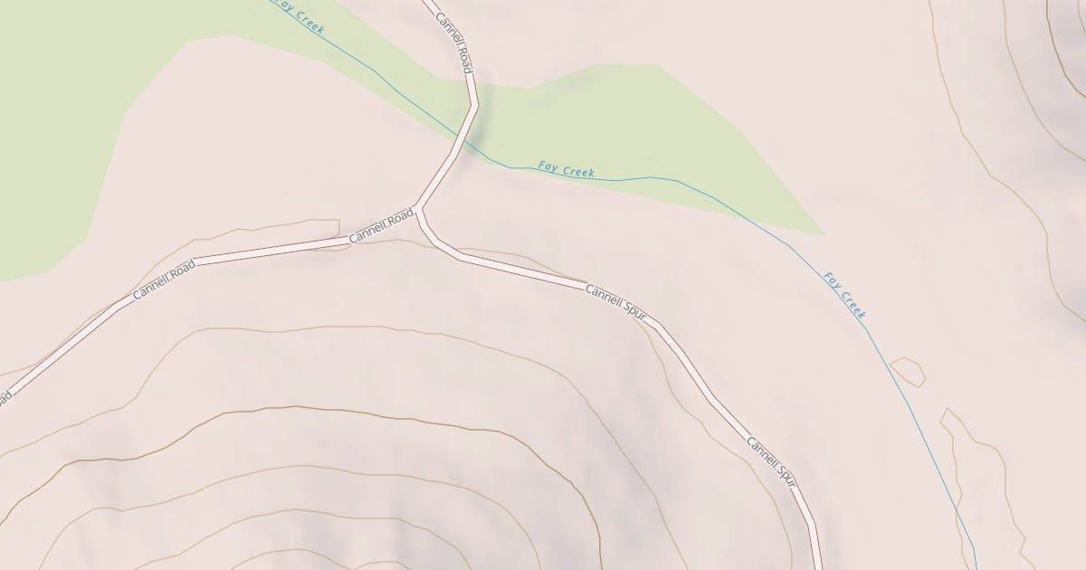 Map preview of CANNELL